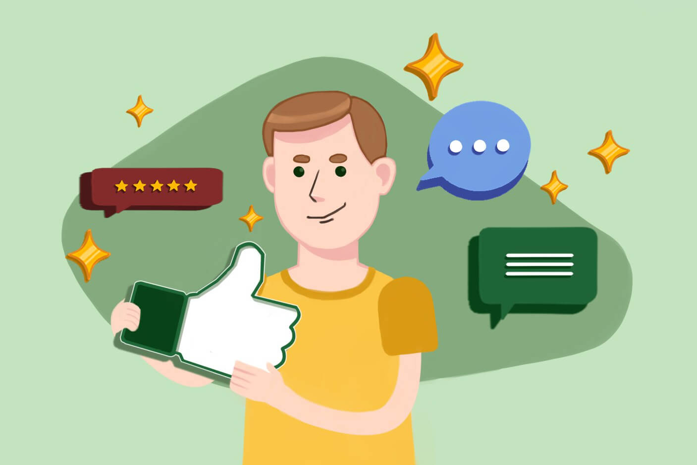 feedback and review feature of marketplace software