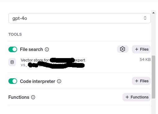 Create OpenAI Assistant